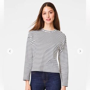 Spanx Cotton Long Sleeve Crew